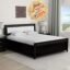King Metal;Iron Bed With Storage - ( Black)