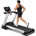 LET’S Play LP-400 AC Motor Treadmill for Home | 8HP Peak AC Japanese Motor 180Kg User Weight | 1-22 km/hr Speed | Running Surface 1360x540mm | Automatic Incline [5-Year Warranty]