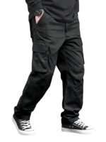 Lymio Cargo for Men | Cotton Cargo Pant | Drawstring Waist Pant (Also Available in Plus Sizes) (46-49)