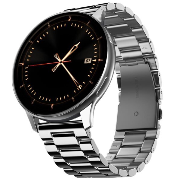 Noise Vortex Plus 1.46” AMOLED Display, AoD, BT Calling, Sleek Metal Finish, 7 Days Battery Life, All New OS with 100+ Watch Faces & Health Suite (Metal Silver)