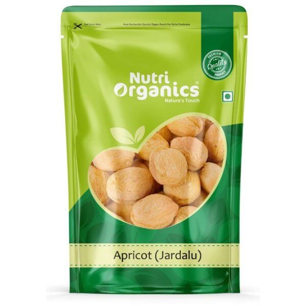 NutriOrganics Dry Fruits Dried Apricot Jardalu Badam BOR Khumani Dry Fruit, 1Kg