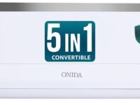 ONIDA 1.5 Ton 3 Star, New Star Rated, Inverter Split AC (Copper, Convertible 5-in-1, Fast Cooling at 55 °C, Deep Frost Clean, Turbo Flush Technology, IR193OMSE,White)