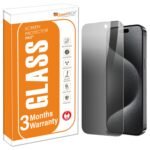 OpenTech® Privacy Military-Grade Tempered Glass Screen Protector for iPhone 17 Pro Max with Edge to Edge Coverage - Anti Spy, Case Friendly and Bubble free installation kit (6.9 Inches)