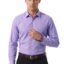 Peter England Men's Everday Regular Fit Solid Shirt | Cotton Rich | 5-Pin Pocketing