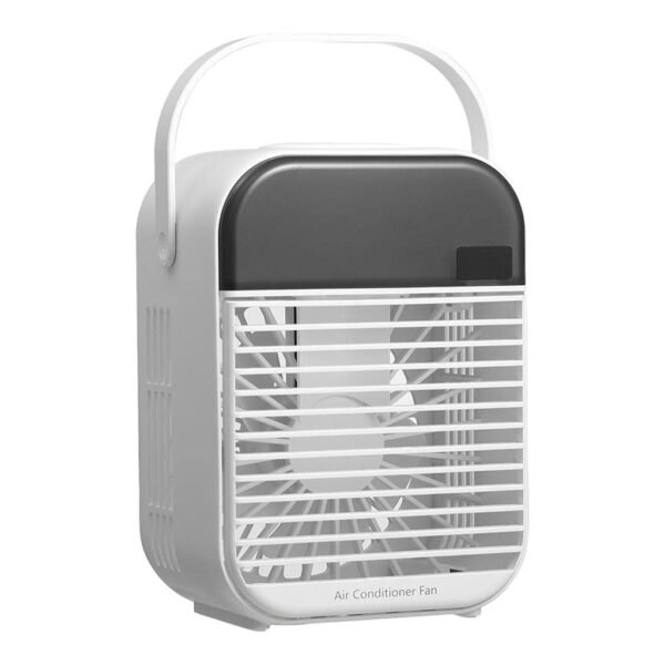 Portable Mini Air Conditioner Desktop Fan Cooler Humidifier Purifier White| Home Improvement | Heating, Cooling & Air | Portable Fans