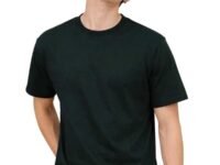 SLEEPY NUTS Men's Regular Fit Round-Neck Half Sleeves Solid Casual Wear T-Shirt