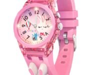 SPIKY Analog Watch for Kids | 3D Cartoon | 7 Multicolor LED Luminous Lights with Silicone Strap | Unisex Best Birthday Gift | Analogue Wrist Watches for Boys & Girls | Age 3-10 yrs