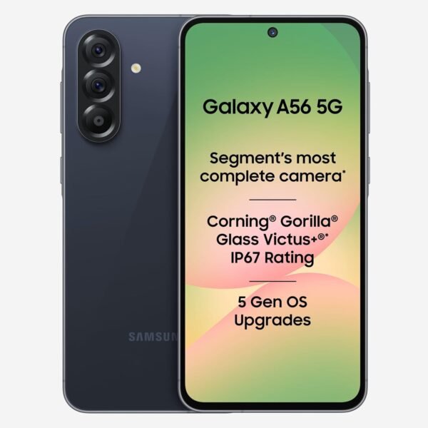Samsung Galaxy A56 5G Mobile (Awesome Midnight Blue, 8GB, 128GB) Care