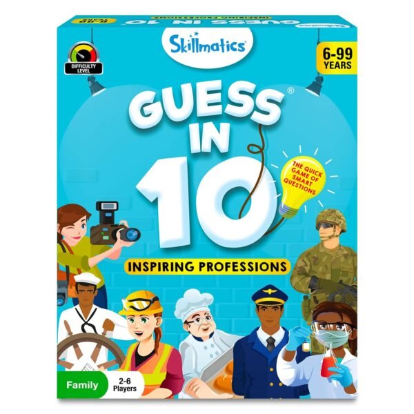 Skillmatics Guess in 10 Professions – Educational Card Game for Kids
