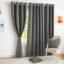Story@Home 100% True Blackout Window Curtains 5 Feet Set of 1, Ash Grey
