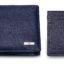 URBAN FOREST Oliver Blue Leather Wallet & Blue Card Holder Set for Men