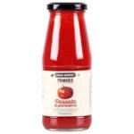 Urban Platter Italian Tomato Puree, 420 grams [Grown and Processed on The Fertile Lands of Gargano, Italy | Preservative Free | Jain Friendly, Tomato Sauce for Pasta, Pizza, Lasagne]