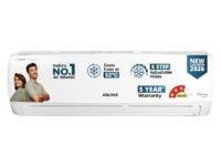 Voltas 0.95 Ton 3 Star, New Star Rated, Inverter Split AC (Copper, Convertible 5-in-1 Cooling Mode, Anti-dust Filter with Anti-Microbial Coating, Auto Clean, 123INV Vectra Elegant, 2026 Model, White)