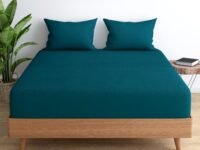 Wakefit 100% Waterproof Terry Bamboo Mattress Protector, Single - 75x36 inch | Breathable and Hypoallergenic Ultra Soft Fitted Bed Protector | Teal | Fits Mattress Upto 10 inches