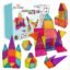 Wembley Magnetic Tiles for Kids | Magnetic Building Blocks 3 4 5 6 7 8 Years | Constructing & Creative Learning Educational Brain Toys | STEM Learning Kit Magnetic Toys for Kids - 28 Pcs,Multicolour