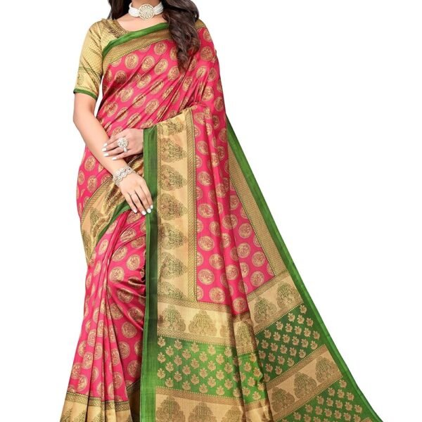 Yashika Womens Jacquard Standard Length Saree