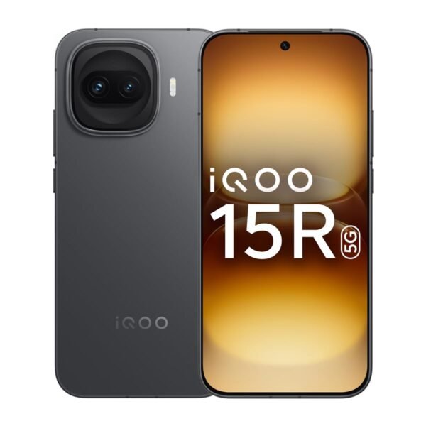 iQOO 15R (Dark Knight 2026, 8GB RAM, 256GB Storage) | Snapdragon® 8 Gen 5 Processor | India’s Slimmest Smartphone in 7600mAh Battery* | Segment's Most Stable 144FPS Gaming