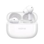 realme Buds T310 Truly Wireless in Ear Earbuds with 46dB Hybrid ANC, 360° Spatial Audio, 12.4mm Dynamic Bass Driver, Upto 40Hrs Battery and Fast Charging (Agile White)